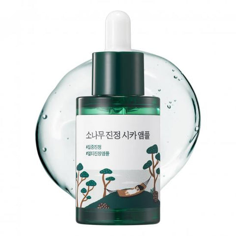 Round Lab - Pine Calming Cica Ampoule - Ampula Pēcizsitumu Pigmentācijas Mazināšanai