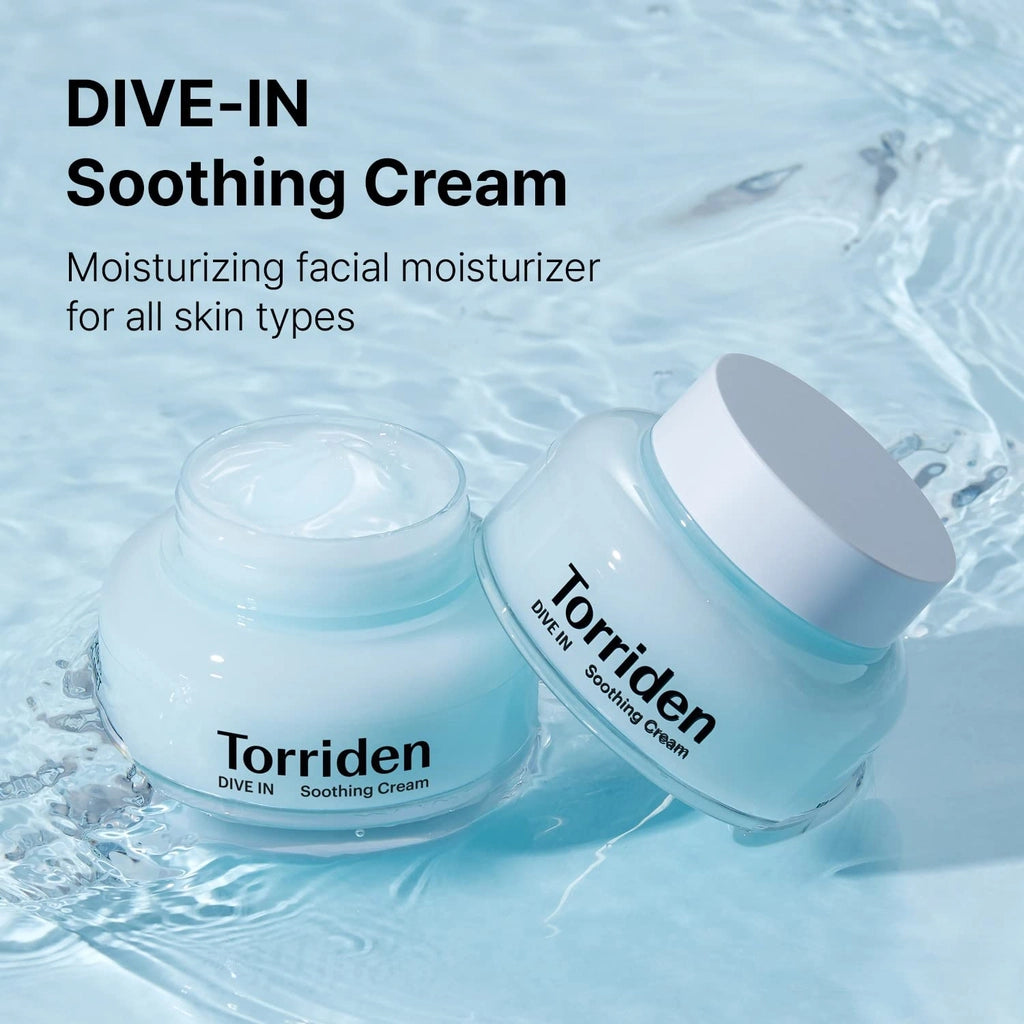 💧 Torriden – DIVE-IN Low Molecular Hyaluronic Acid Soothing Cream