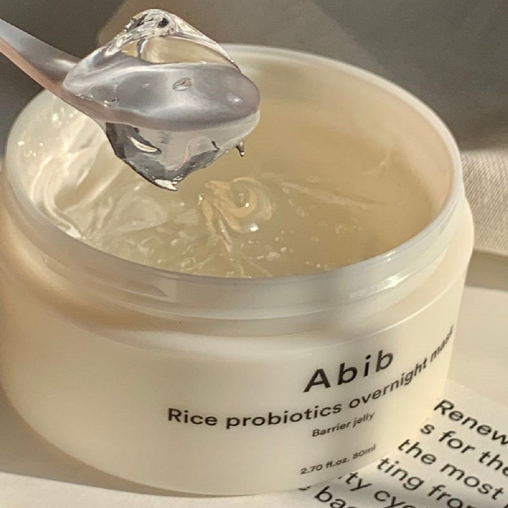 🍚 Abib – Rice Probiotics Overnight Mask Barrier Jelly