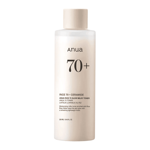 Anua Rice 70 Glow Milky toniks – mirdzošai un mitrinātai ādai