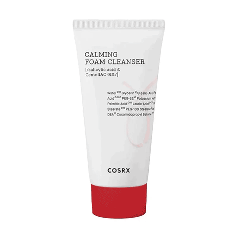 COSRX AC Collection Calming Foam Cleanser – putojošs tīrītājs problemātiskai ādai