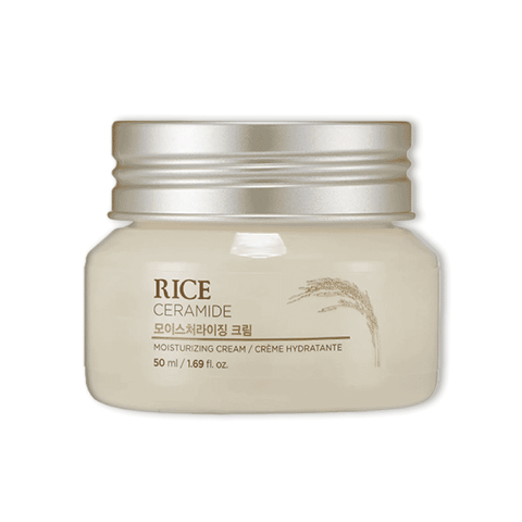 THE FACE SHOP Rice & Ceramide Moisturizing Cream – pretnovecošanās mitrināšana (50 ml)