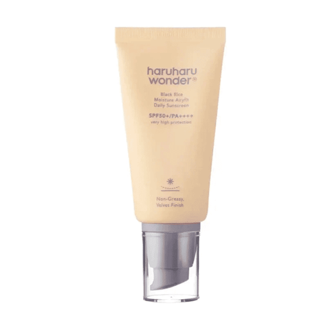 haruharu wonder Black Rice Moisture Airyfit Sauļošanās krēms – viegls, bet spēcīgs SPF